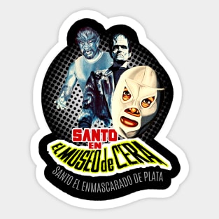 Santo en el Museo de Cera - Vintage Movie collection Sticker